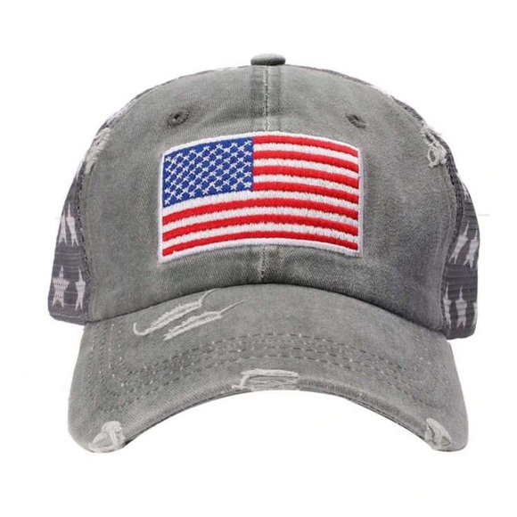 4th of July Stars Flag Baseball Cap - Picture 6 of 6